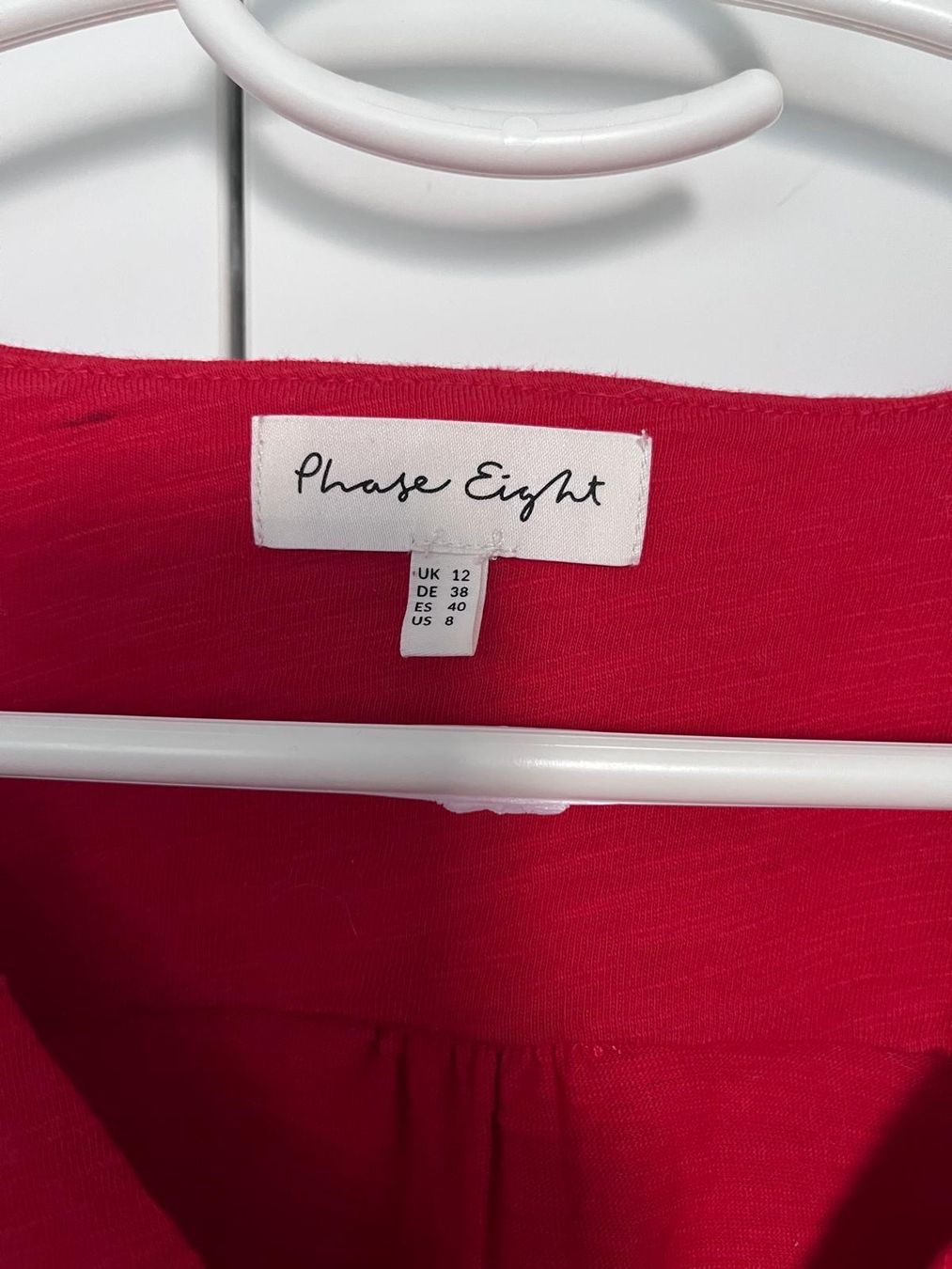 T-shirt: Phase Eight Shirt / Bluse rot, Gr. M – Usato da Basel venduto da CocoBasel 1