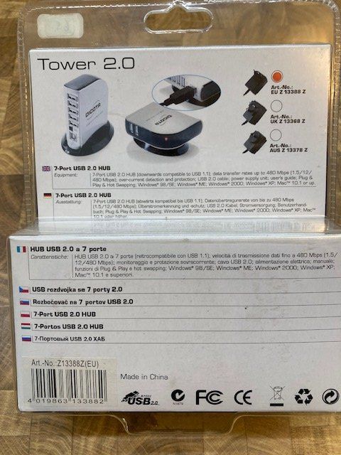Hub & Switch: USB-Port 2.0 / 7-Port USB 2.0 HUB – Nuovo e nell'imballaggio originale da Liestal venduto da EG636206bg 1