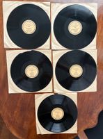 5 seltene naturk.Schellackplatten Singvögel und Tierstimmen
