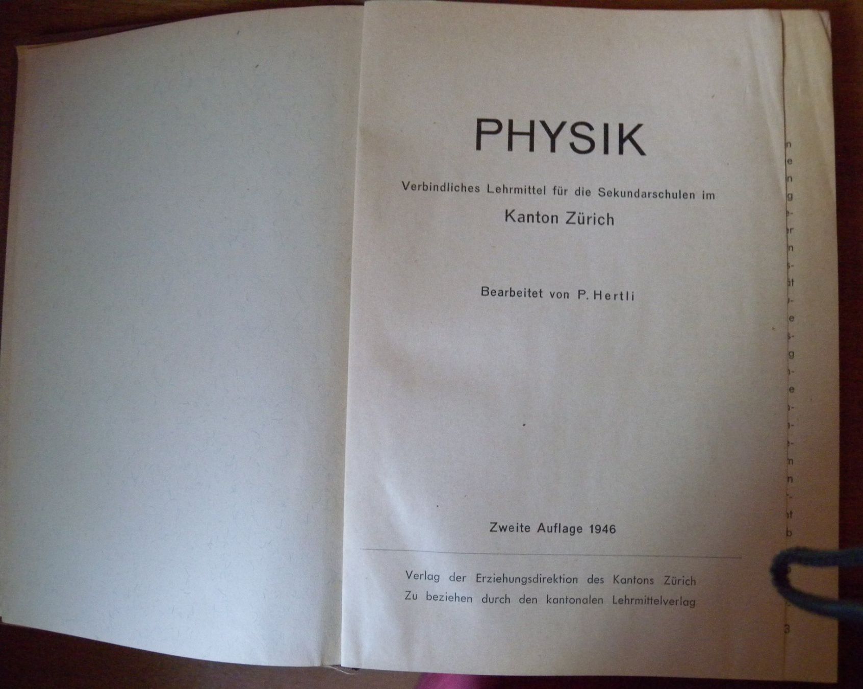 Livres: altes physikbuch – D'occasion à Hauenstein par Danbach 1
