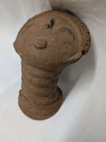 Afrikanischer Terracotta Akan Kopf Tribal Art