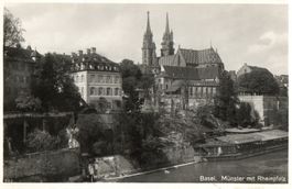 Basel - Münster mit Rheinplatz