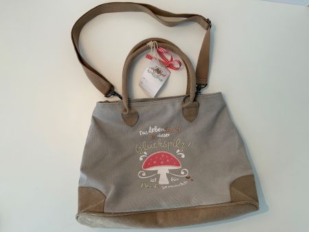 Tasche, ADELHEID, GLÜCKSPILZ mit SPRUCH, NEU & sehr SÜSS!