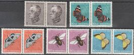 J123-J137 (2x) ** Postfrische Paare PJ 1950 Kat. 30.-