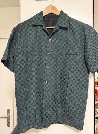 Andersson Bell Semi Transparentes Schachmuster Shirt / Hemd