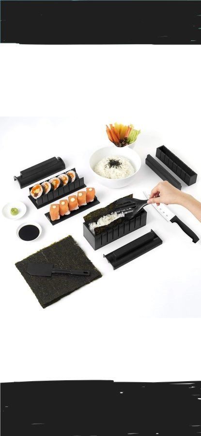 Elettrodomestici da cucina: Neuer 11-teiliger Sushi Maker Set – Nuovo (secondo la descrizione) da Beatenberg venduto da buy2you 4