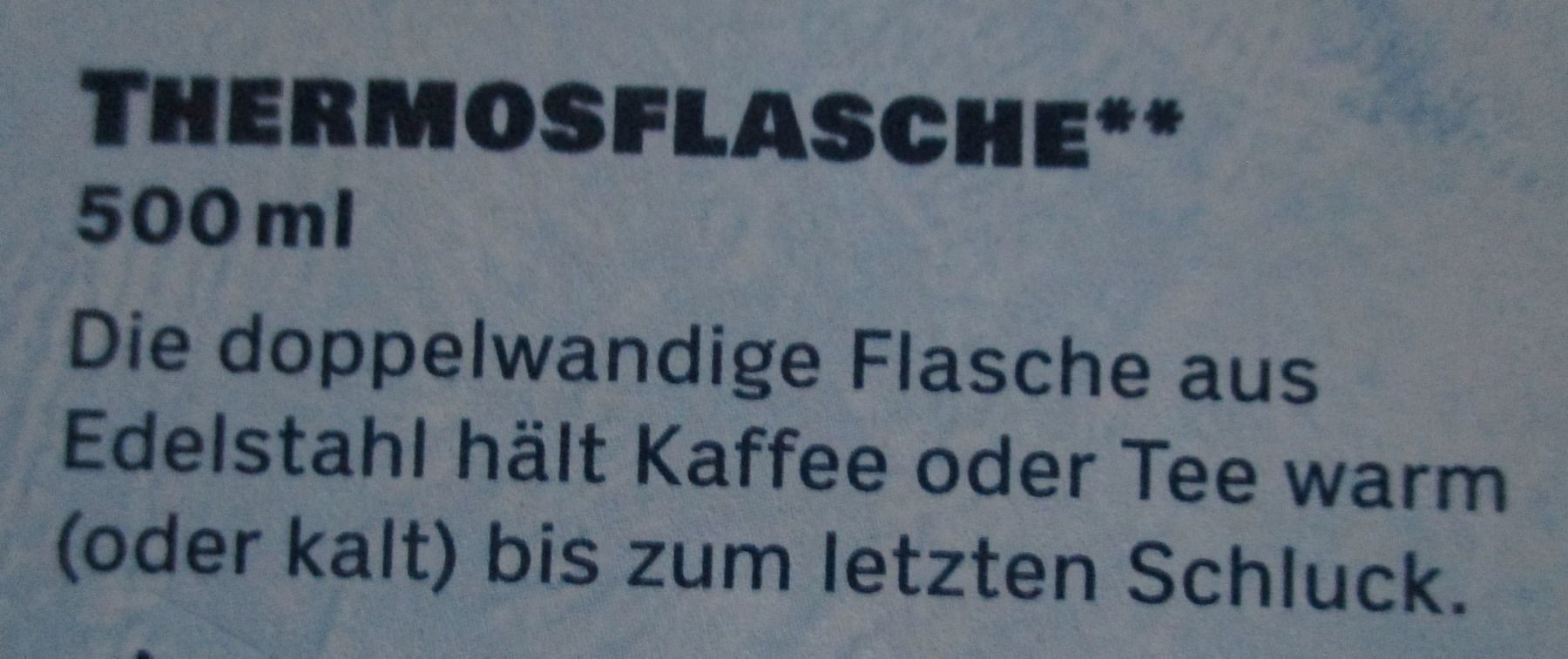 Trinkflaschen & Thermosflaschen: Thermosflasche – Neu und originalverpackt aus Flumenthal von novbra 1