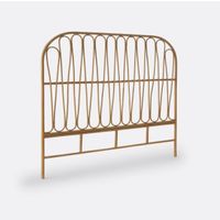 Tête de lit en rotin - Style bohème chic - 161x139cm 👍