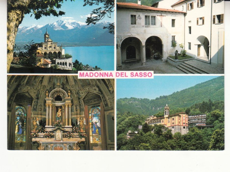 Cartoline postali: Madonna del Sasso 1990 – Usato da Bürglen TG venduto da StampGraf
