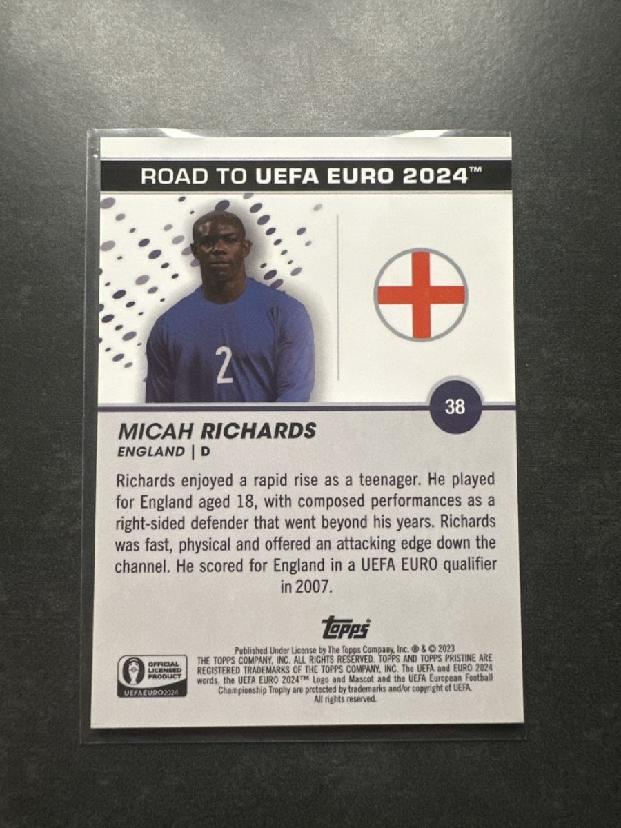 Topps Carte collezionabili: Topps Pristine Micah Richards 20/75 Nummeriert  – Nuovo (secondo la descrizione) da Walliswil b.Wangen venduto da Swiss-Trading-Bros 1