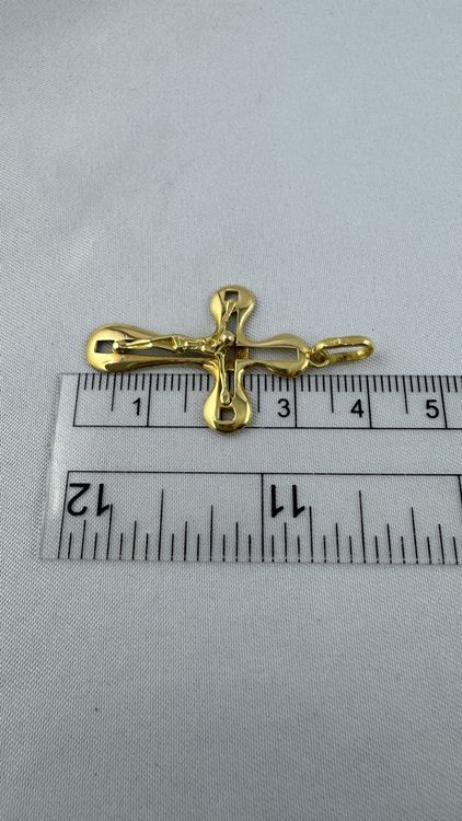 Ciondoli: Kreuz Anhänger in 750 Gold / 18 Karat – Usato da kreuzlingen venduto da fantasy_schmuck 5