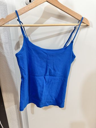 Débardeur Zara bleu bretelles fines taille S bon état