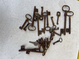 Antik Schlüssel Konvolut