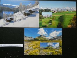 CH Typische Schweiz. Landschaften auf Karten Lot 1