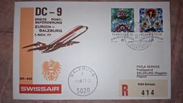 Swissair Zürich - Salzburg 01.11.1977