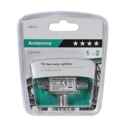 Vivanco V-Zweifachverteiler Antenne | Kaufen auf Ricardo
