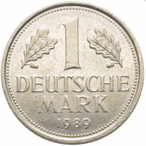 Tutti le monete: Deutschland 1 Mark  -  1989 – Usato da Nesselnbach venduto da sir.lanzelot