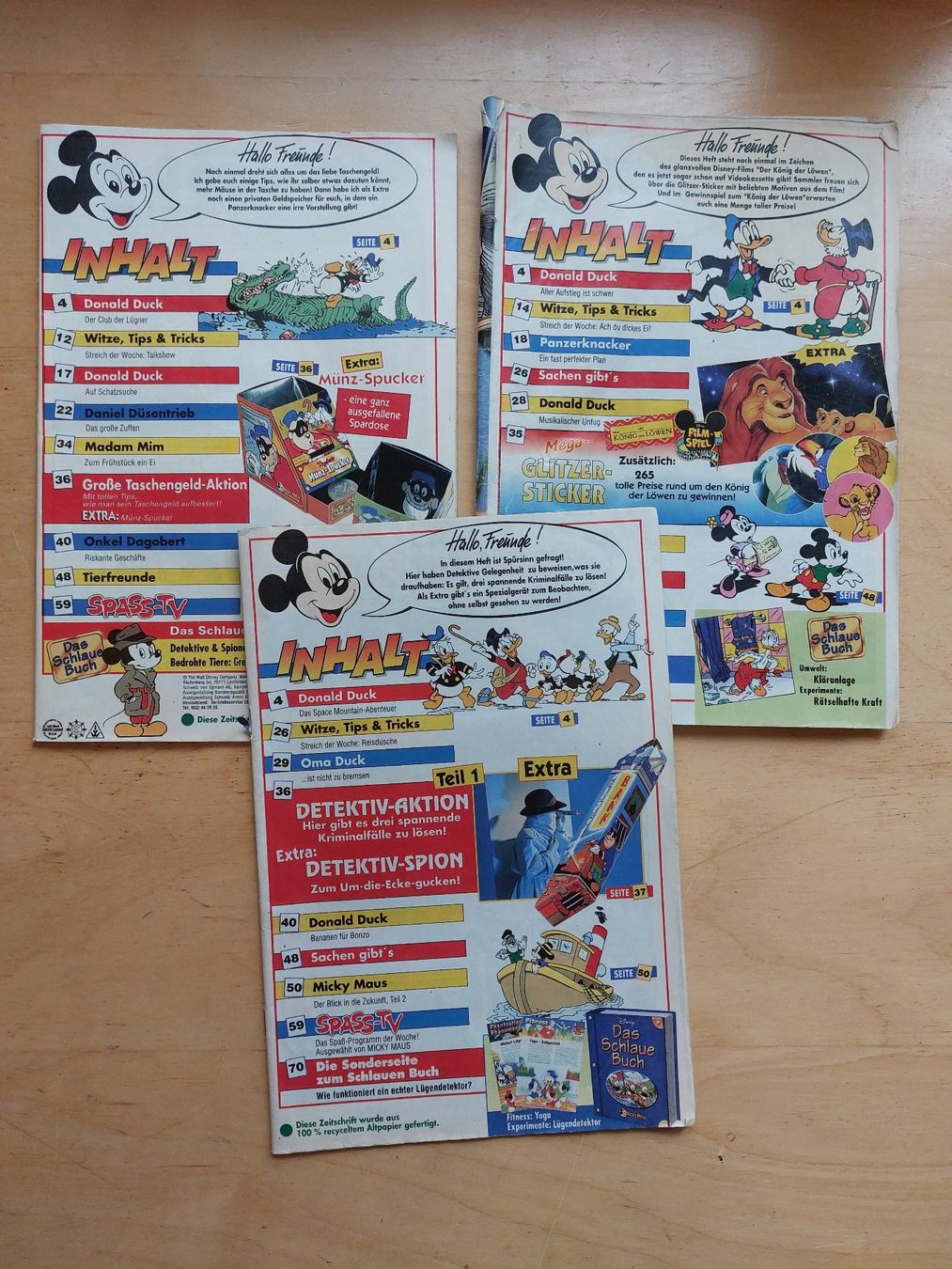 Fumetti: 39 MICKY MAUS  -  1995 – Usato da Gipf - Oberfrick venduto da Esnoopy 7
