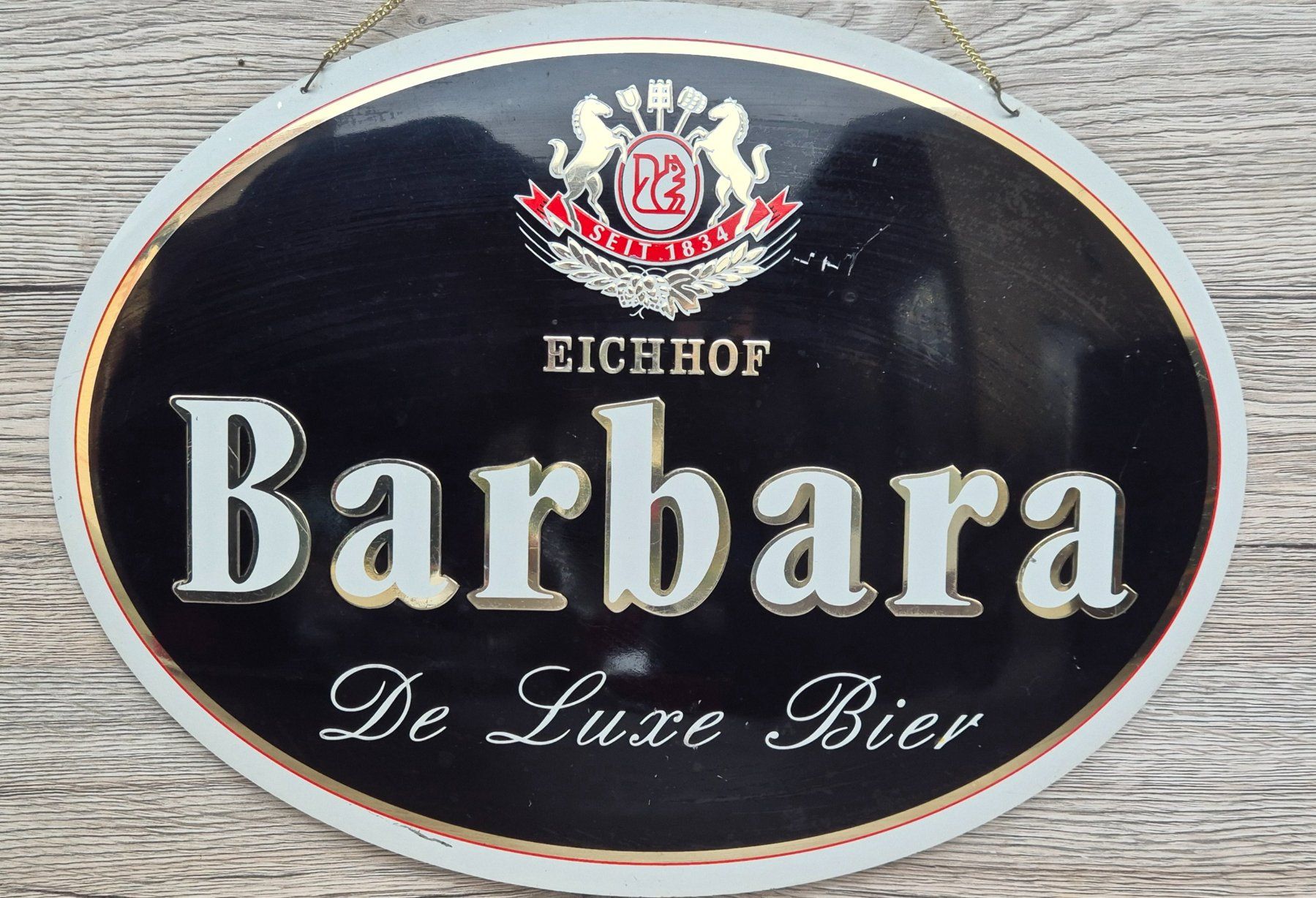Eichhof Insegne: Aluminium Schild von Barbara de Luxe Bier von Eichhof – Usato da Neerach venduto da SilliS 1