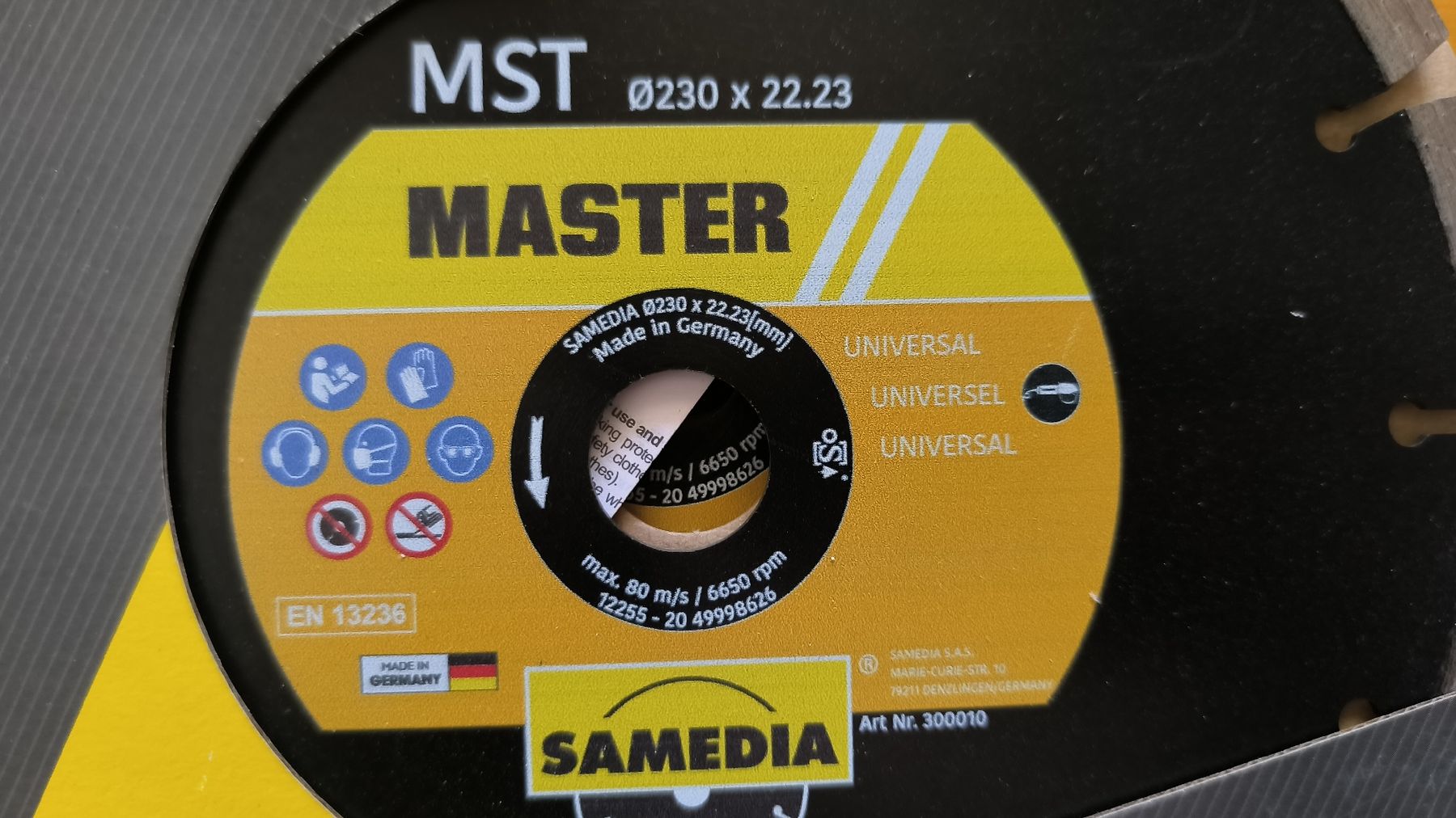 Alle Werkzeuge: Diamantscheiben Samedia MST Master – Neu (gemäss Beschreibung) aus Thalheim von Mosquito411 2