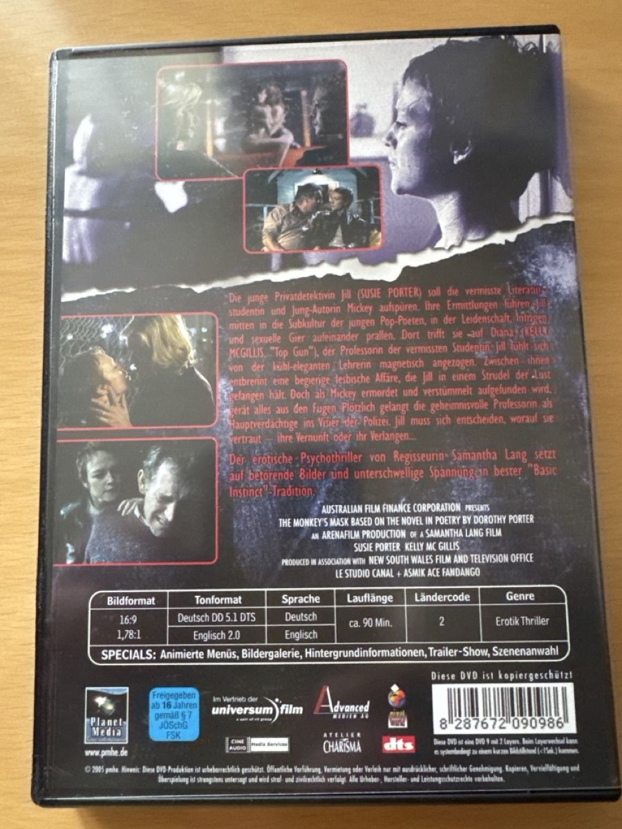 Tutti i DVDs: The Monkeys Mask Vergiffen – Usato da Brunnadern venduto da Nanuk60 1