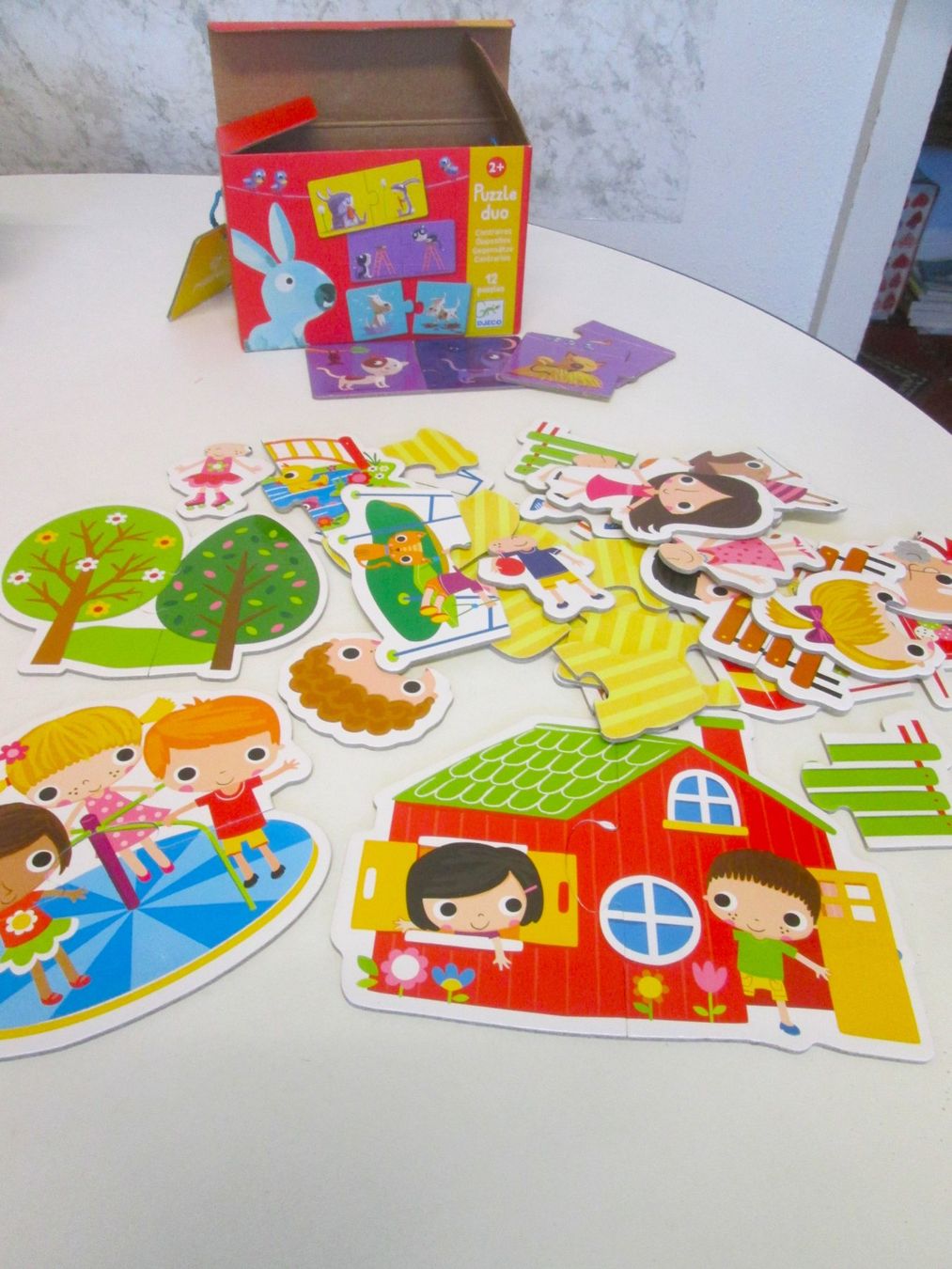 Puzzles: Puzzle, 26 Kartonpaare – Gebraucht aus Sementina von babucia