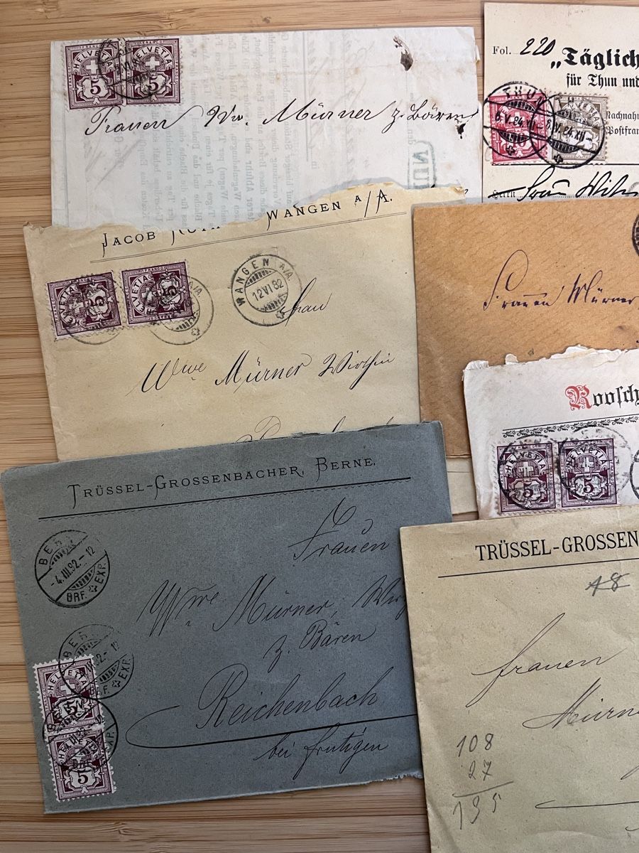 Tutti i francobolli: LOT Lettres Timbres Type Chiffre  – Usato da Sottens venduto da thigroux 1