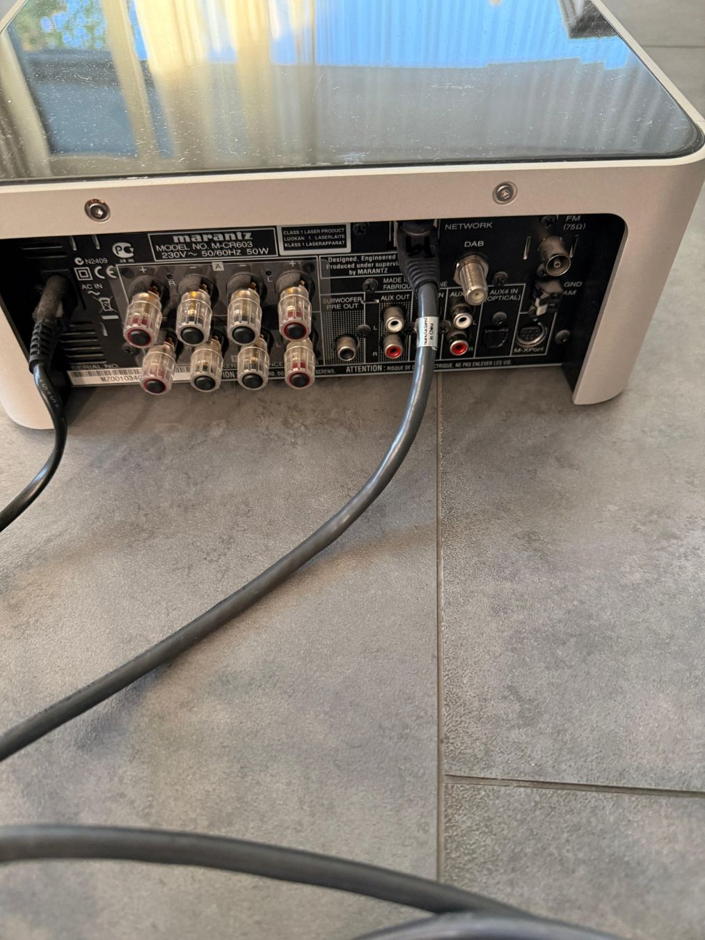 Marantz Ricevitori: Marantz M-CR603, Receiver, Silber – Usato da Wichtrach venduto da cimora 3