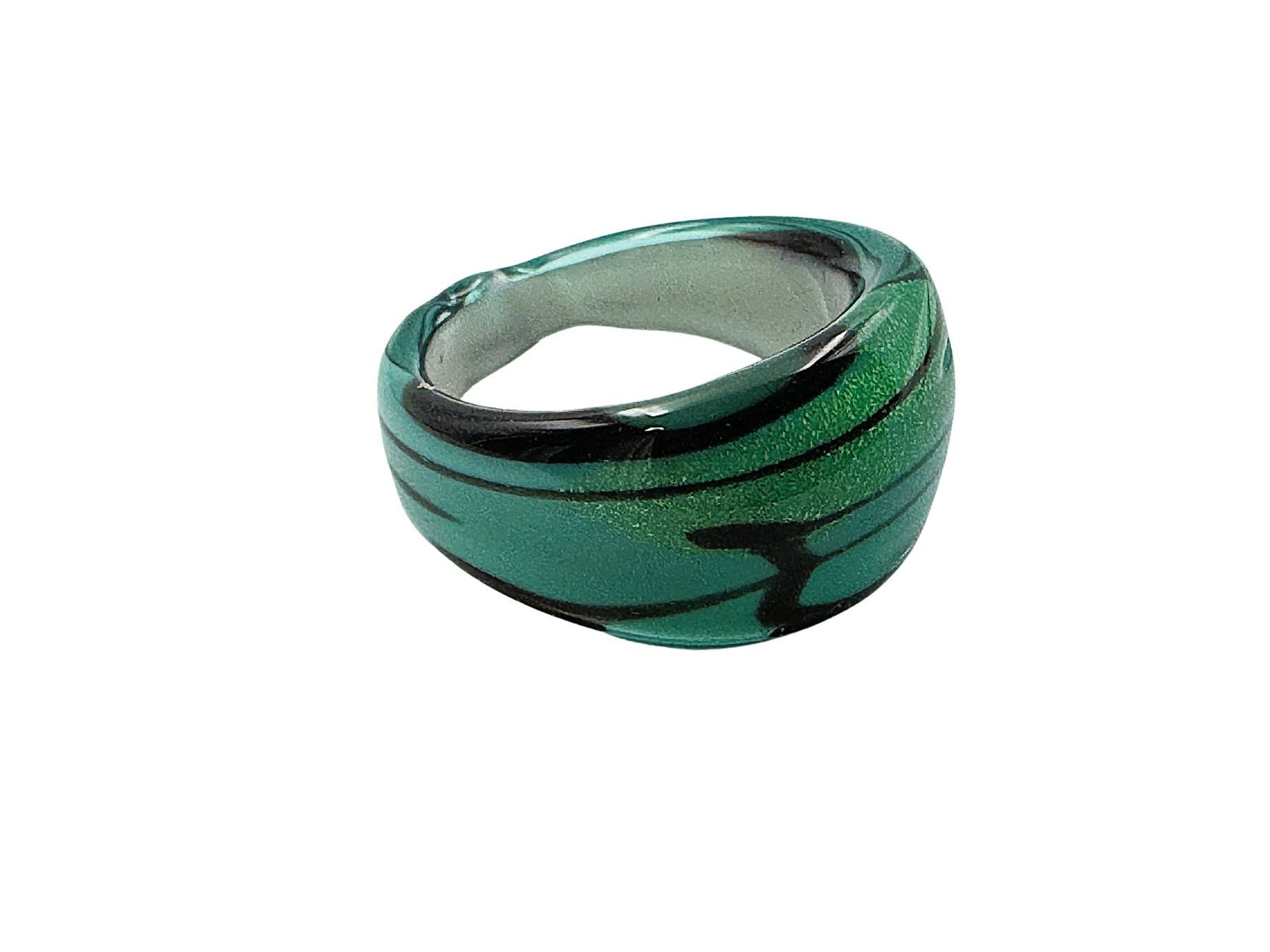Murano Anelli: Ring Murano Glas G 56 Breite 12mm – Nuovo e nell'imballaggio originale da Oberkulm venduto da Murano-Schmuck 2
