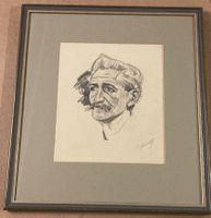 Zeichnung von Paul Schürch, Portrait eines Mannes (ID 6443)
