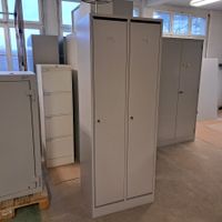 2er Garderobenschrank Spind Garderobe