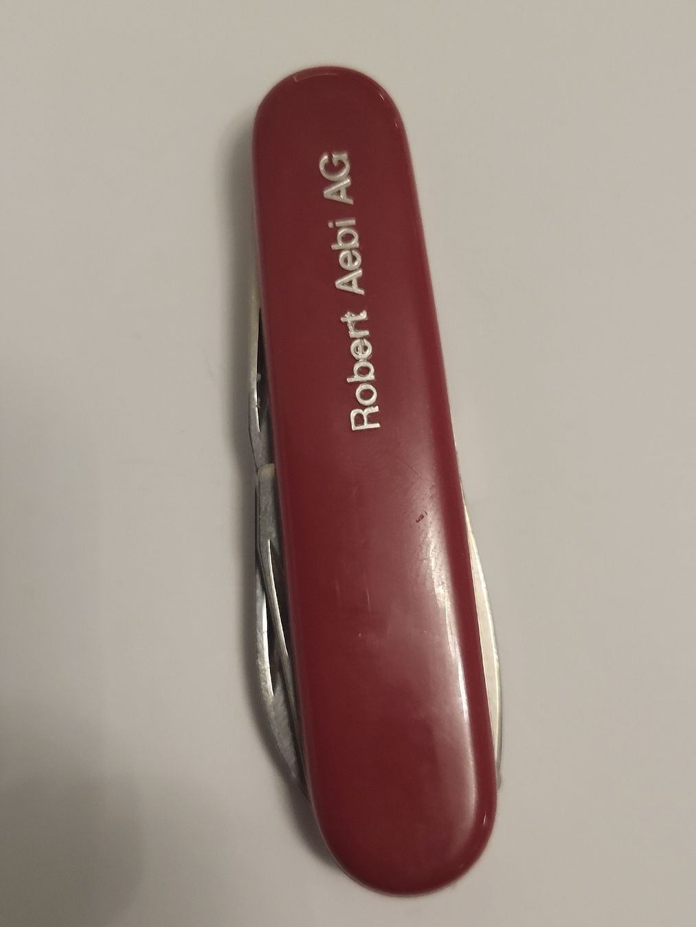 Victorinox Coltelli tascabile: Taschenmesser Elinox rot Robert Aebi  – Usato da nunningen venduto da mic_88k2