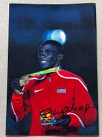 ELIUD KIPCHOGE NIKE ALPHAFLY MARATHON AUTOGRAMM HANDSIGNIERT