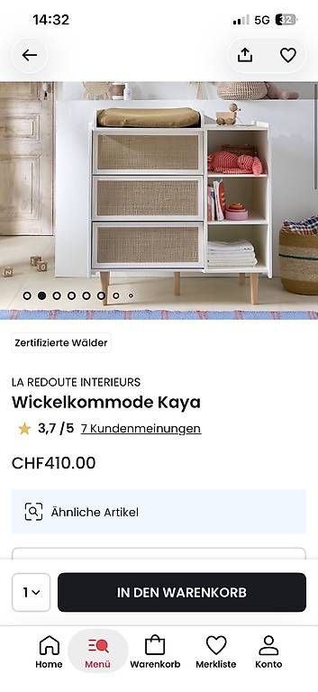 Fasciatoi & Accessori: Wunderschöne Wickelkommode mit Schubladen, Top Zustand! – Usato da Frauenfeld venduto da s.rey 3