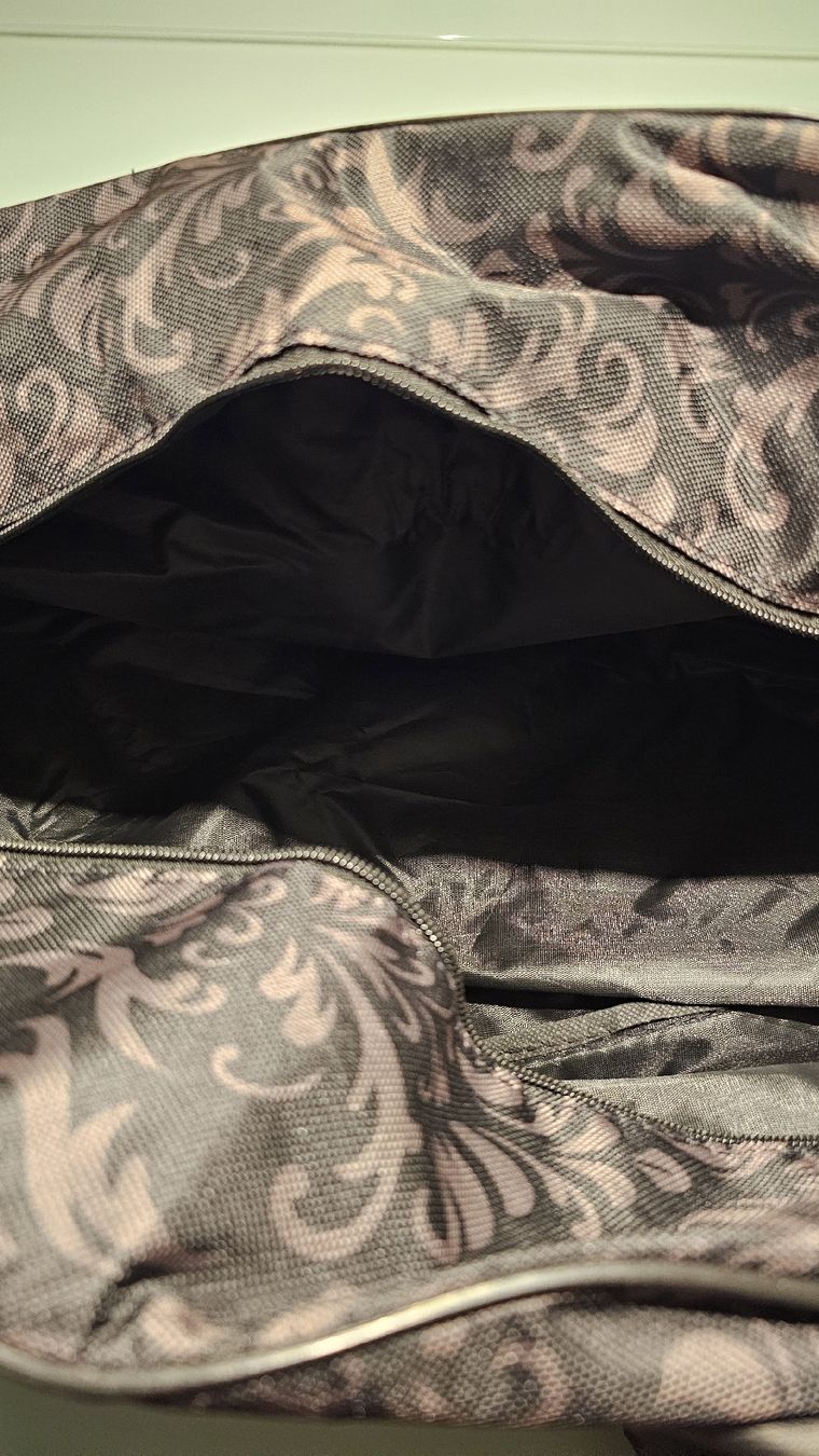 Taschen: Reisetasche Trolley Weekend Bag schwarz/braun Muster – Neu und originalverpackt aus Münchenbuchsee von Angerer1311