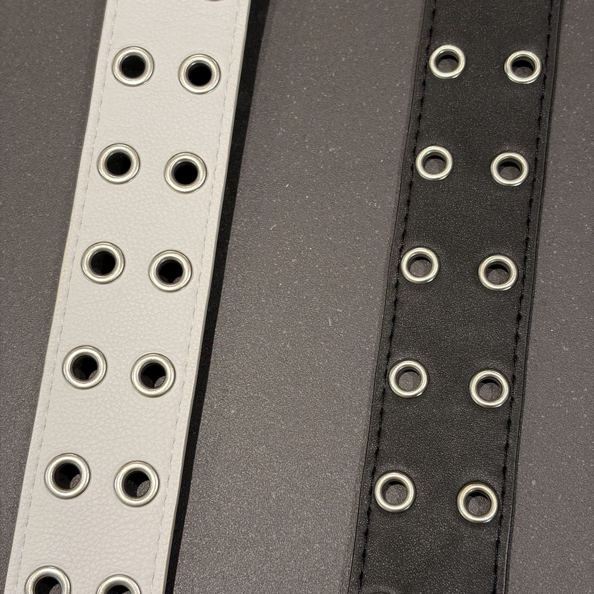 Cinture: Alt Belt Set 2 Double Eyelet Goth Adjustable Chain – Usato da Edlibach venduto da Anyteaparty 5