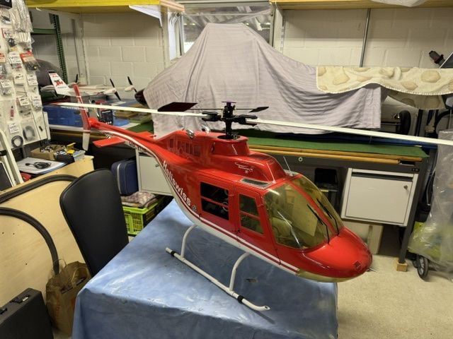 Vario Helicopter Modellismo RC: JET RANGER HELISWISS 1800mm – Usato da Sempach venduto da Wewa1 2