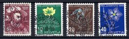 Pro Juventute Satz 1949 Katalog-Nr. J129-J132, sauber gest.