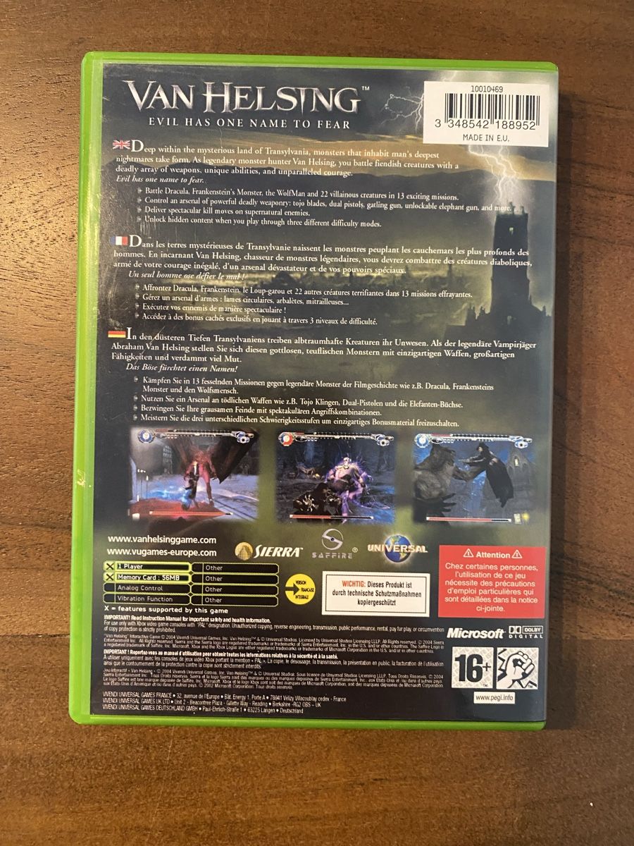 Microsoft Giochi: Van Helsing für Xbox – Usato da Thunstetten venduto da Virus_33 2