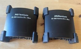 2x Millenium DI-66 Active D.I. Box – Stereo DI-Box