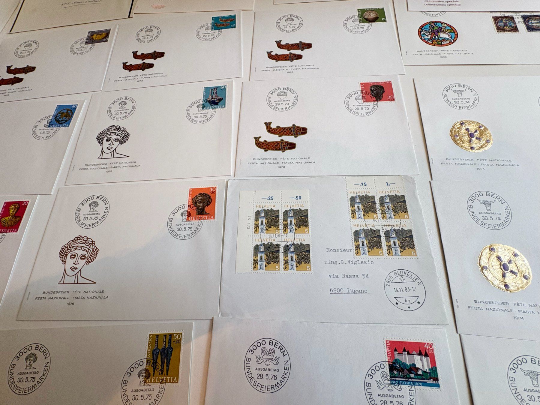 Tutti i francobolli: FDC HELVETIA LOT – Usato da Riva san vitale venduto da abd_p86k 3