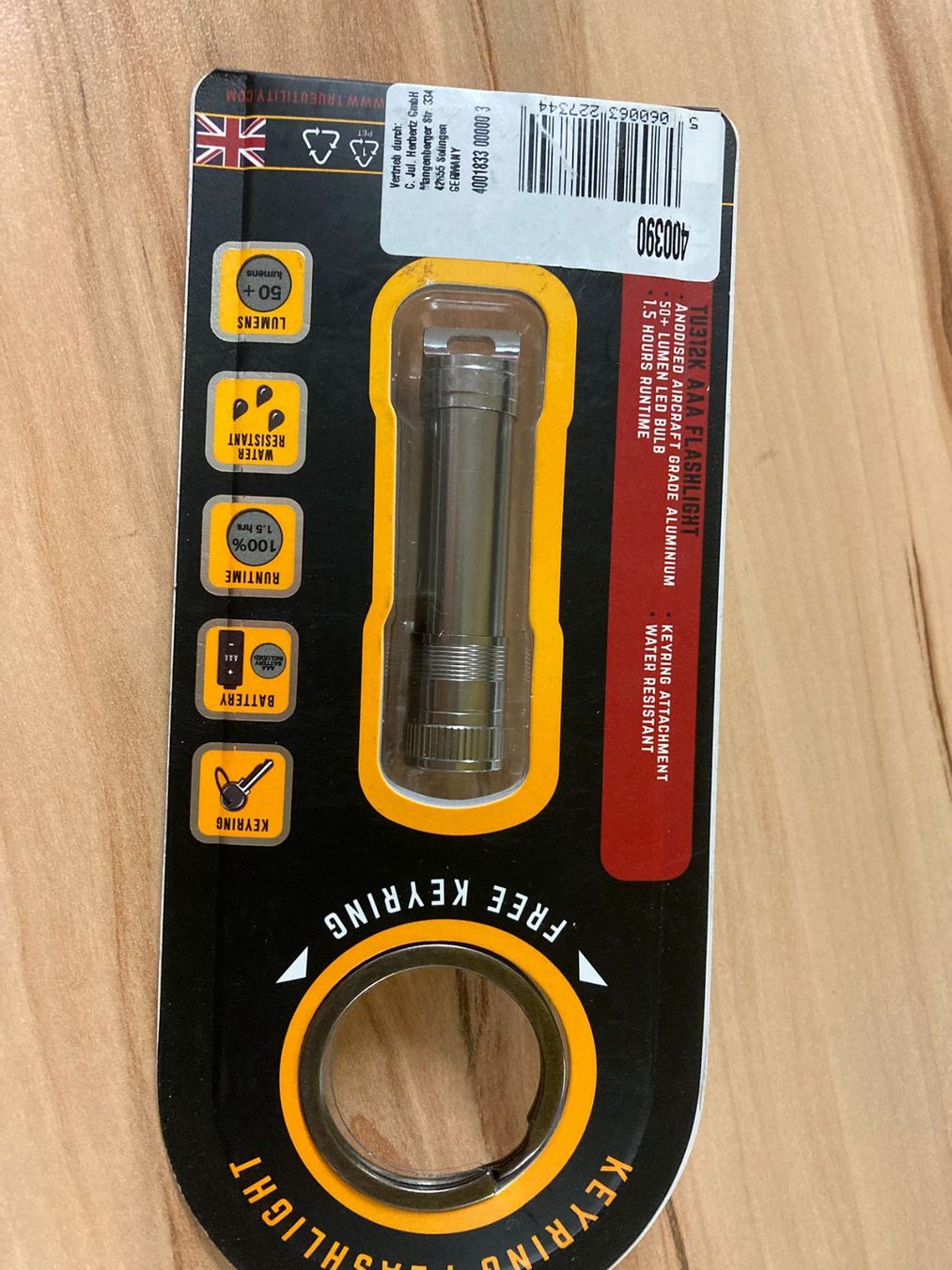 Lampade: Mini AAA Flashlight mit Schlüsselring von True Utility – Nuovo e nell'imballaggio originale da Buchs SG venduto da Pocolocoli 1