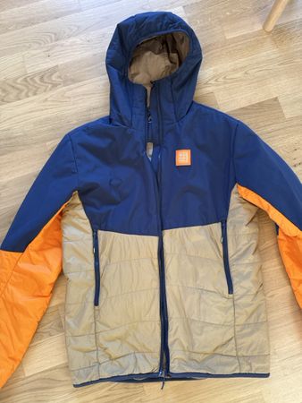 MALOJA Jacke, Grösse M, Blau/Orange