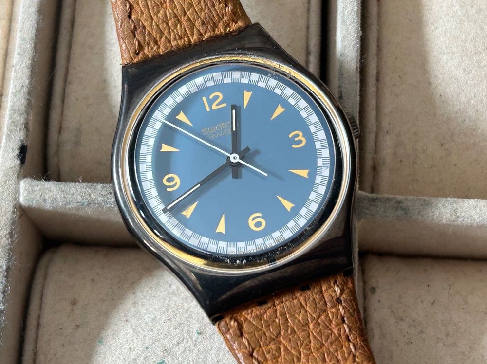 Montre vintage Swatch 1991 cadran racing 34mm fonctionne (Gebraucht) in ...