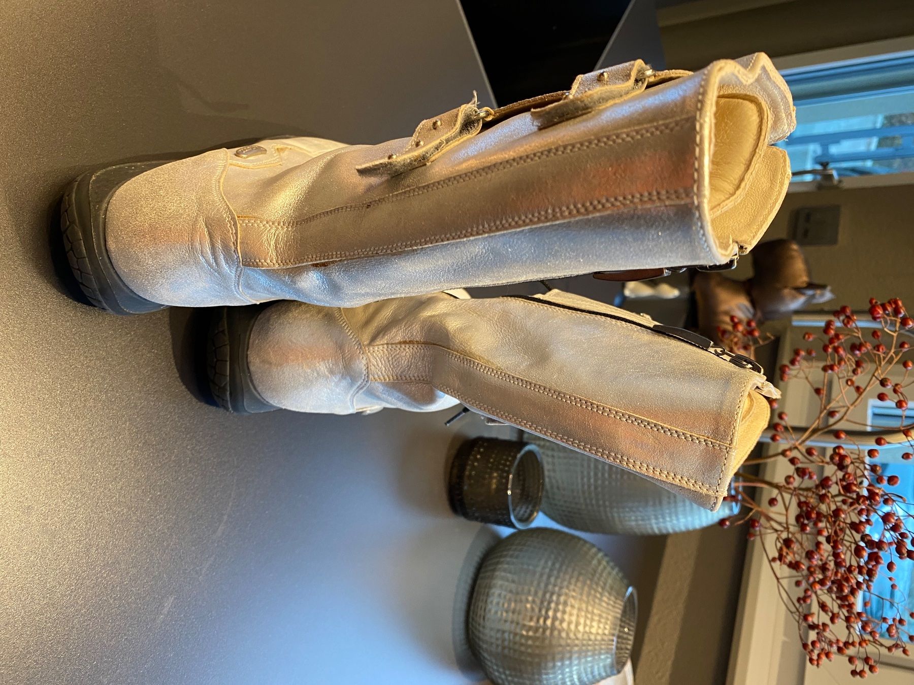 Scarpe da donna: Paciotti Stiefel, Gr. 35, silbern, neu – Usato da Wermatswil venduto da FEDN 4