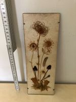 Quadretto rettangolare con fiori secchi