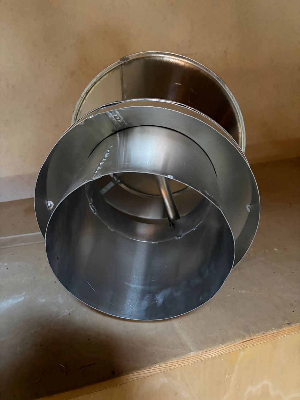 Camini: Alu Lüftungshut, 250mm Durchmesser – Nuovo (secondo la descrizione) da Winterthur venduto da efant12 2