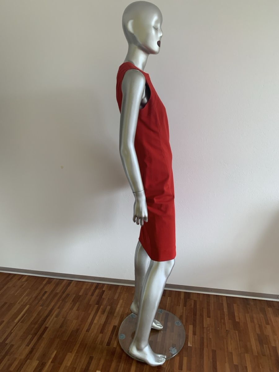 Akris Vestiti: AKRIS: Chices rotes Etui-Kleid mit Cutout, 38 – Nuovo (secondo la descrizione) da Luzern venduto da paulablue 2