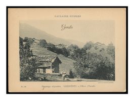CHESIÈRES s/OLLON - 1900 "Paysage Alpestre" Phototypie