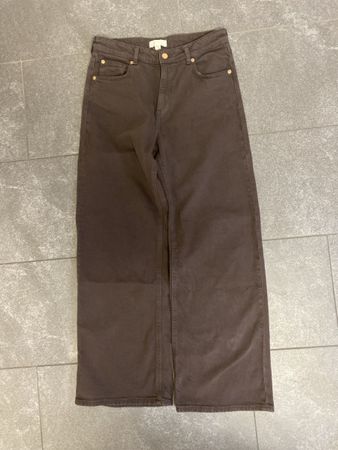 Jeans braun H&M Gr. 40 Wide high Waist